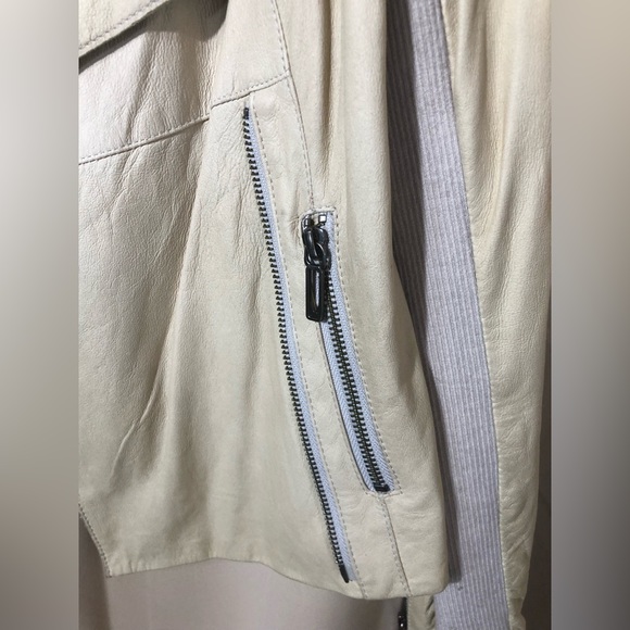 🔥Vince🔥 Paper Leather Drape Jacket!!!!! - Picture 8 of 16